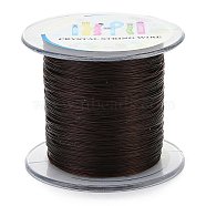 Korean Elastic Crystal Thread, Coconut Brown, 0.6mm, about 174.97 yards(160m)/roll(EW-N004-0.6mm-02)