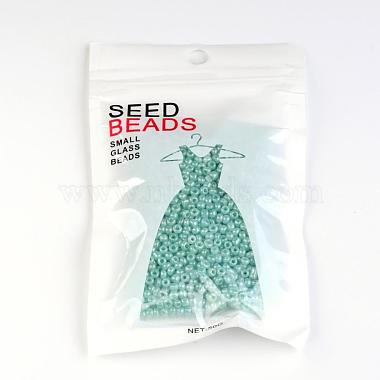 DIY Craft Beads 6/0 Ceylon Round Glass Seed Beads(X-SEED-A011-4mm-154)-3