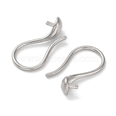 304 Stainless Steel Earring Hooks(STAS-M323-06P)-2
