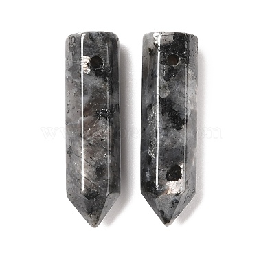 Natural Larvikite Pointed Pendants(G-D460-01A)-2