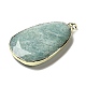 Natural Amazonite Pendants(G-A099-01G-07)-2