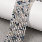 Natural K2 Stone Beads Strands, Round, Faceted, 2mm, Hole: 0.5mm, about 176pcs/strand, 15.35''(39cm)(GG-CBA9631-A01-2mm)