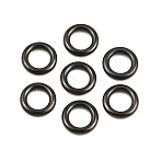 Ion Plating(IP) 304 Stainless Steel Closed Jump Rings, Round, Black, 18 Gauge, 5x1mm(STAS-G393-06B-05)