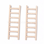 Miniature Unfinished Wood Ladder, for Kid Painting Craft, Dollhouse Accessories, Bisque, 59.5x19.5x2mm(FIND-H030-29)