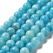 Natural Hemimorphite Beads Strands, Round, 10mm, Hole: 1mm, 40pcs/strand, 15.5 inch(39.5cm)(G-L585-E01-03)