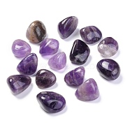 Natural Amethyst Beads, No Hole Beads, Nuggets, Tumbled Stone, Healing Stones for 7 Chakras Balancing, Crystal Therapy, Meditation, Reiki, Vase Filler Gems , 14~26x13~21x12~18mm, about 150pcs/1000g(G-M368-01B)