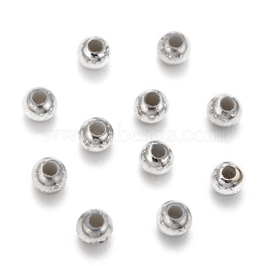 Perles rondes acryliques de placage en plastique(PACR-L003-4mm-S)-2