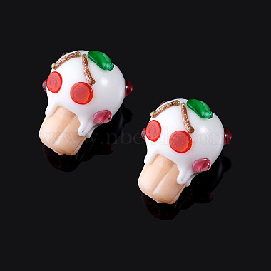 2Pcs Handmade Lampwork Bumpy Beads(LAMP-TA0002-51A)-3