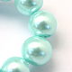 Baking Painted Pearlized Glass Pearl Round Bead Strands(HY-Q003-6mm-45)-3