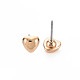 Heart Stud Earrings for Women(EJEW-S213-02A-01G-RS)-4