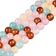 Natural Multi-Color Agate Beads Strands(G-Q606-42B-A01)-2
