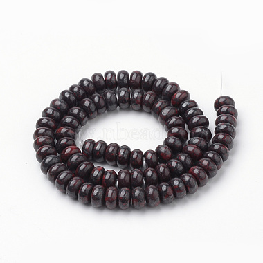Natural Bloodstone Beads Strands(G-S272-10)-2