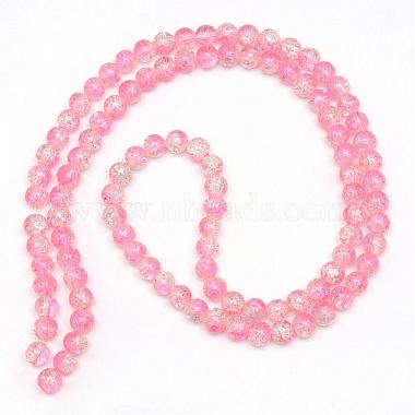 Chapelets de perles en verre craquelé peint(CCG-S001-6mm-02)-2