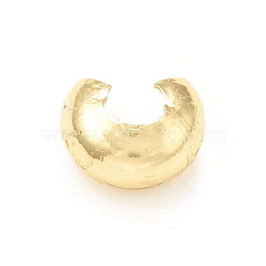 Brass Crimp Beads Cover(X-KK-P228-58G)-2