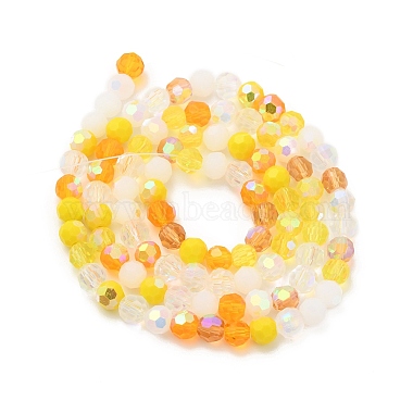 Electroplate Glass Beads Strands(X1-EGLA-P048-A07)-2