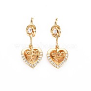 Rack Plating Brass Micro Pave Clear Cubic Zirconia Pendants, Nickel Free, Heart with Number 520
, Real 18K Gold Plated, 33x13.5x13.5mm, Hole: 1.2mm, Knot: 19x7x3mm, Number: 8x8x1mm, Pendant: 15.5x13.5x3mm, Inner Diameter: 8.5x7.5mm(KK-S360-179)
