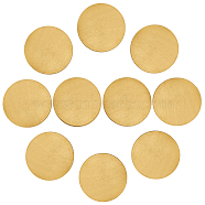 CHGCRAFT Brass Cabochon, Long-Lasting Plated, Flat Round, Antique Bronze, 41x1mm, 10pcs/box(KK-CA0001-26AB)