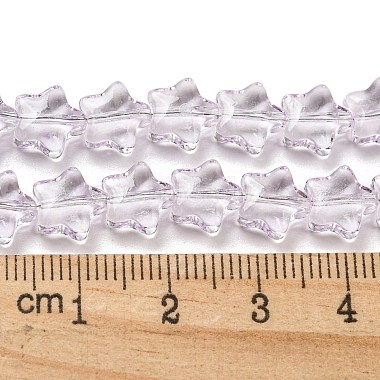 Baking Paint Transparent Glass Beads Strands(DGLA-A07-T8mm-KD02)-4