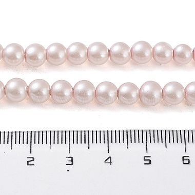 Baking Painted Pearlized Glass Pearl Round Bead Strands(X-HY-Q003-6mm-47-01)-7