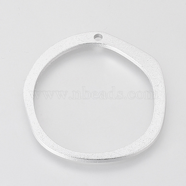 Silver Ring Aluminum Big Pendants