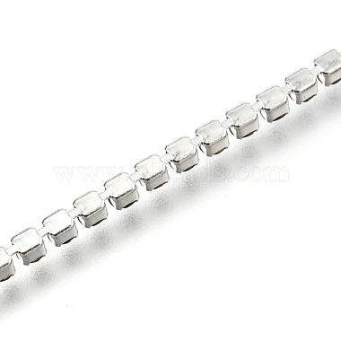 304 Stainless Steel Rhinestone Cup Chain Bracelets(AJEW-B004-01A)-4