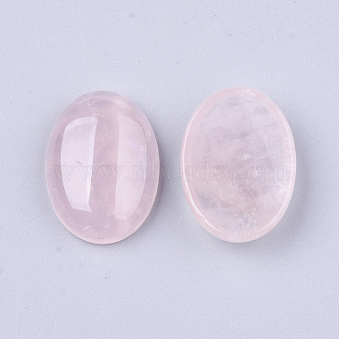 Cabochons de quartz rose naturel(G-S349-25A-07)-2