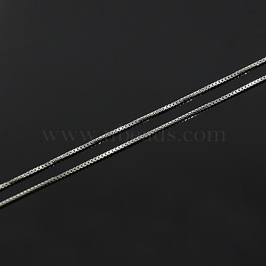 colliers en argent sterling plaqué rhodium(X-STER-M034-38A)-3