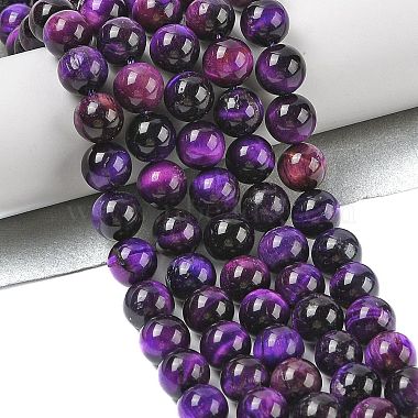 Grade AB Natural Tiger Eye Beads Strands(G-B133-A02-6MM-04)-3