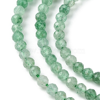 Natural Green Strawberry Quartz Beads Strands(G-Z034-A02-03)-4