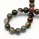 Natural African Bloodstone Beads Strands(G-S184-6mm)-2