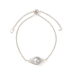 Natural Pearl Link Slider Bracelet(BJEW-JB09449-02)-2