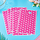 Polka Dot PET Plastic Packing Bags with Die Cut Hole Handle(ABAG-TADJ0002-001E)-3