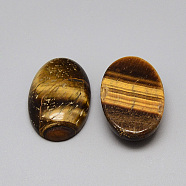 Natural Tiger Eye Cabochons, Oval, 30x20x8~9mm(G-Q957-04A-20x30)