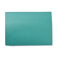Rubber Sheet, For Engraving, Light Sea Green, 15x11x0.3cm(TOOL-WH0080-01)