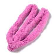 Polyester Plush Sticks, Chenille Stems, Pipe Cleaner for Doll Making, Fuchsia, 1000x25mm(DIY-Z031-03E)