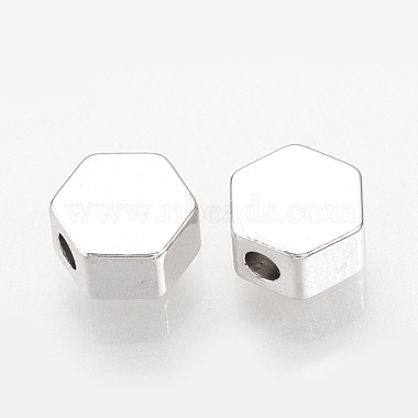 Real Platinum Plated Ring Brass Spacer Beads