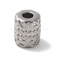 Non-Tarnish 304 Stainless Steel Beads, Column, Stainless Steel Color, 7x6mm, Hole: 2.2mm(STAS-Z058-03P-11)