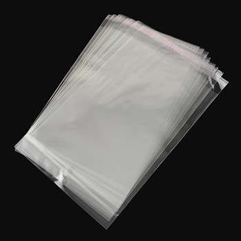 Rectangle OPP Cellophane Bags, Clear, 31x22cm, Unilateral Thickness: 0.035mm, Inner Measure: 25x22cm