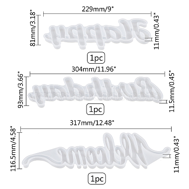 Kits de moules en silicone pour mots olycraft diy(DIY-OC0003-16)-5