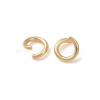 Messing Open Ringe springen(KK-G604-08G-08)-2