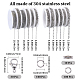 32M 12 Styles 304 Stainless Steel Cable Chains(CHS-SP0001-04)-2