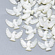 Natural White Shell Mother of Pearl Shell Charms(SSHEL-S264-012)-1