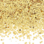 150G 30000Pcs Plastic Beads, Star, Gold, 4mm(KY-HY0001-32A)