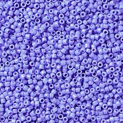 TOHO 11/0 Round Beads, Japanese Seed Beads, (48L) Opaque Periwinkle, 2.2mm, Hole: 0.8mm, about 5555pcs/50g(SEED-XTR11-0048L)