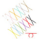 12pcs 12 couleurs fabrication de bracelets en cordon polyester(MAK-GO0001-01)-1