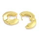 Rack Plating Brass Ring Hoop Earrings for Women(EJEW-G410-62G)-2