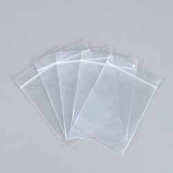 Polyethylene Zip Lock Bags, Resealable Packaging Bags, Top Seal, Self Seal Bag, Rectangle, Clear, 25x17cm, Unilateral Thickness: 2.9 Mil(0.075mm), 100pcs/group(OPP-R007-25x17)