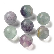 Natural Fluorite No Hole Sphere Beads, Round, 12mm(G-K353-04B-45)