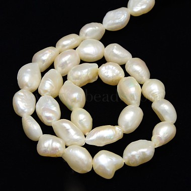 Natural Cultured Freshwater Pearl Beads Strands(PEAR-L001-18)-3