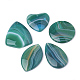 Dyed Natural Striped Agate/Banded Agate Pendants(G-S280-02)-1